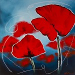 Spring Kisses 16 x 16