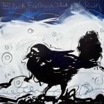 Black Feathers, Slick With Rain 36 x 36