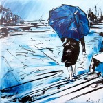 Blue Downtown painting