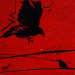 January Birds - 6" x 6"